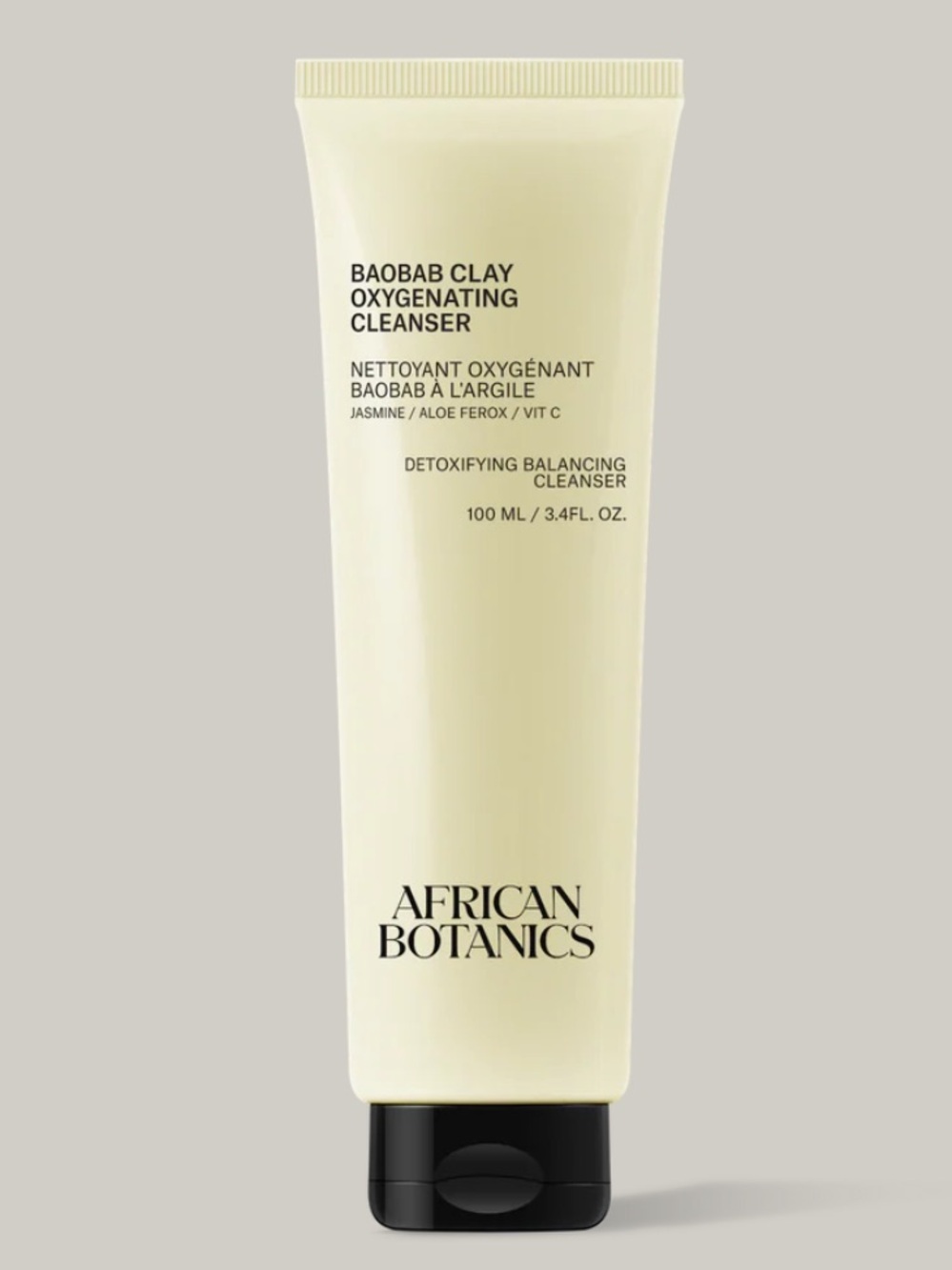 African Botanics Baobab Clay Oxygenating Cleanser 3.4oz BRAND NEW/SEALED